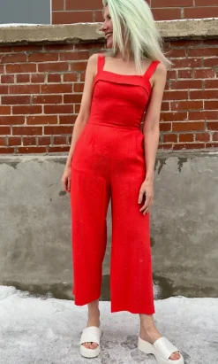 Sandgrouse Jumpsuit - Coral