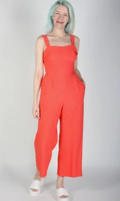 Sandgrouse Jumpsuit - Coral