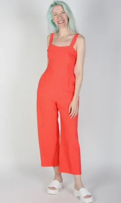 Sandgrouse Jumpsuit - Coral