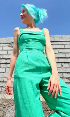 Sandgrouse Jumpsuit - Mint Julep