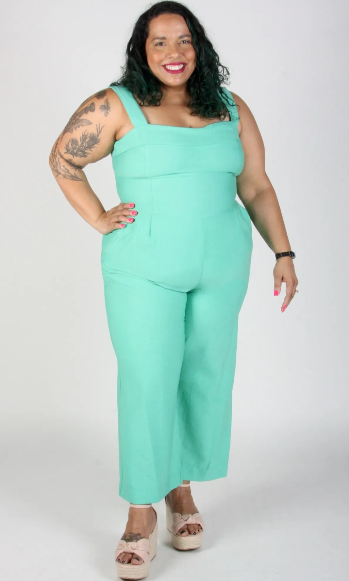 Sandgrouse Jumpsuit - Mint Julep