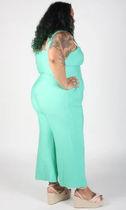 Sandgrouse Jumpsuit - Mint Julep