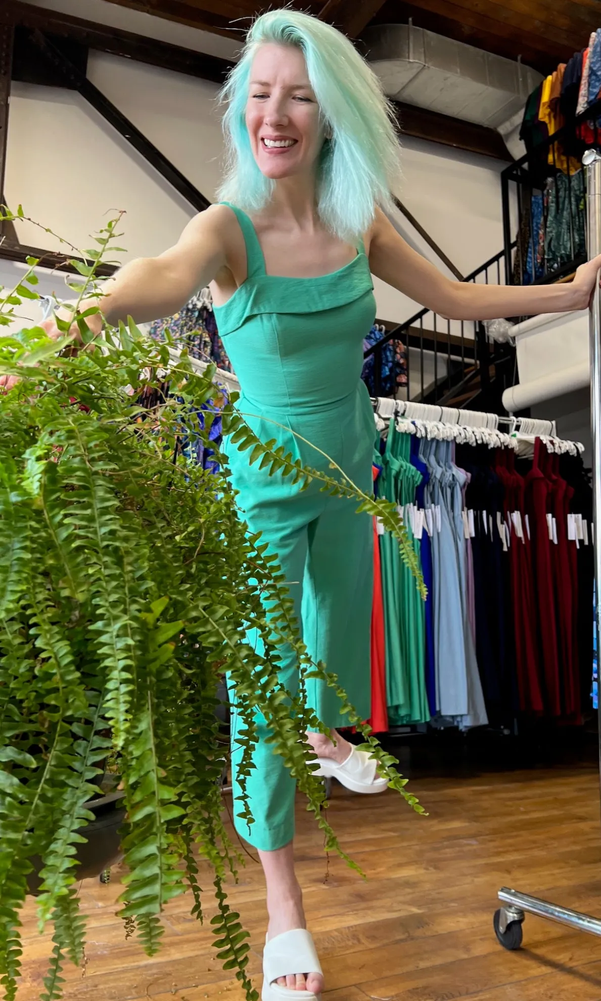 Sandgrouse Jumpsuit - Mint Julep