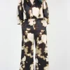 Sarcelle Jumpsuit - Ink Clouds