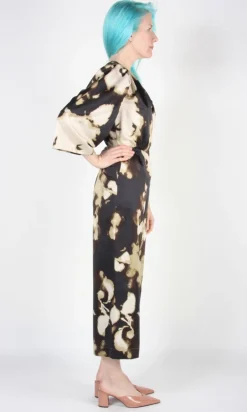 Sarcelle Jumpsuit - Ink Clouds