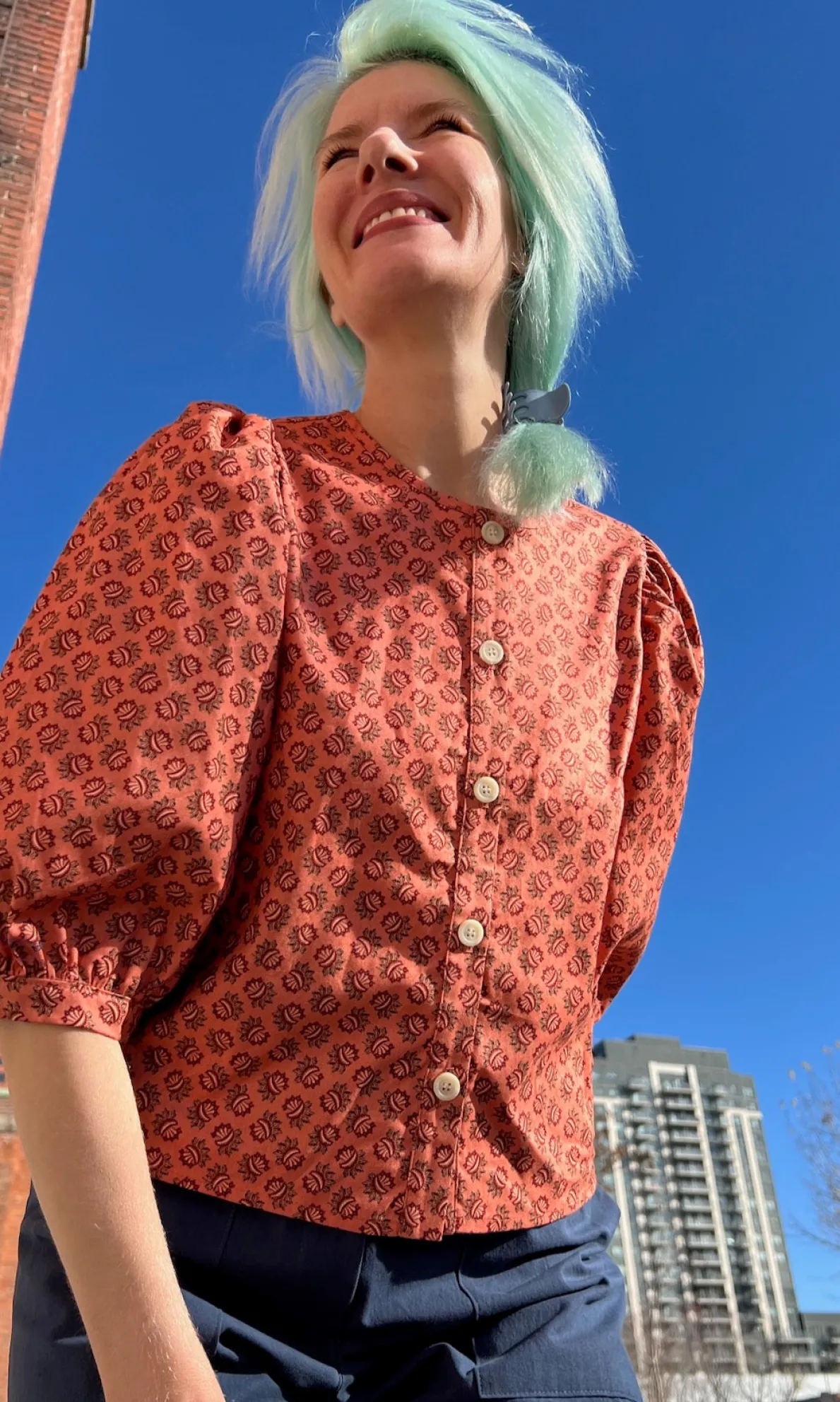 Serin Blouse - Berry Sheaf