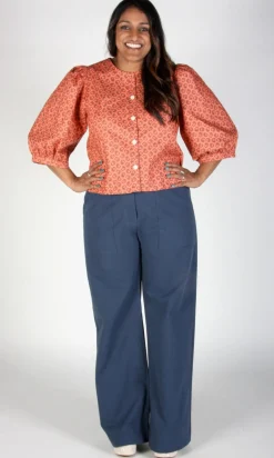 Serin Blouse - Berry Sheaf
