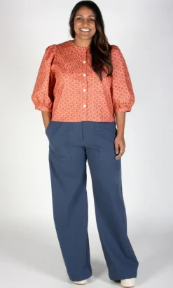 Serin Blouse - Berry Sheaf