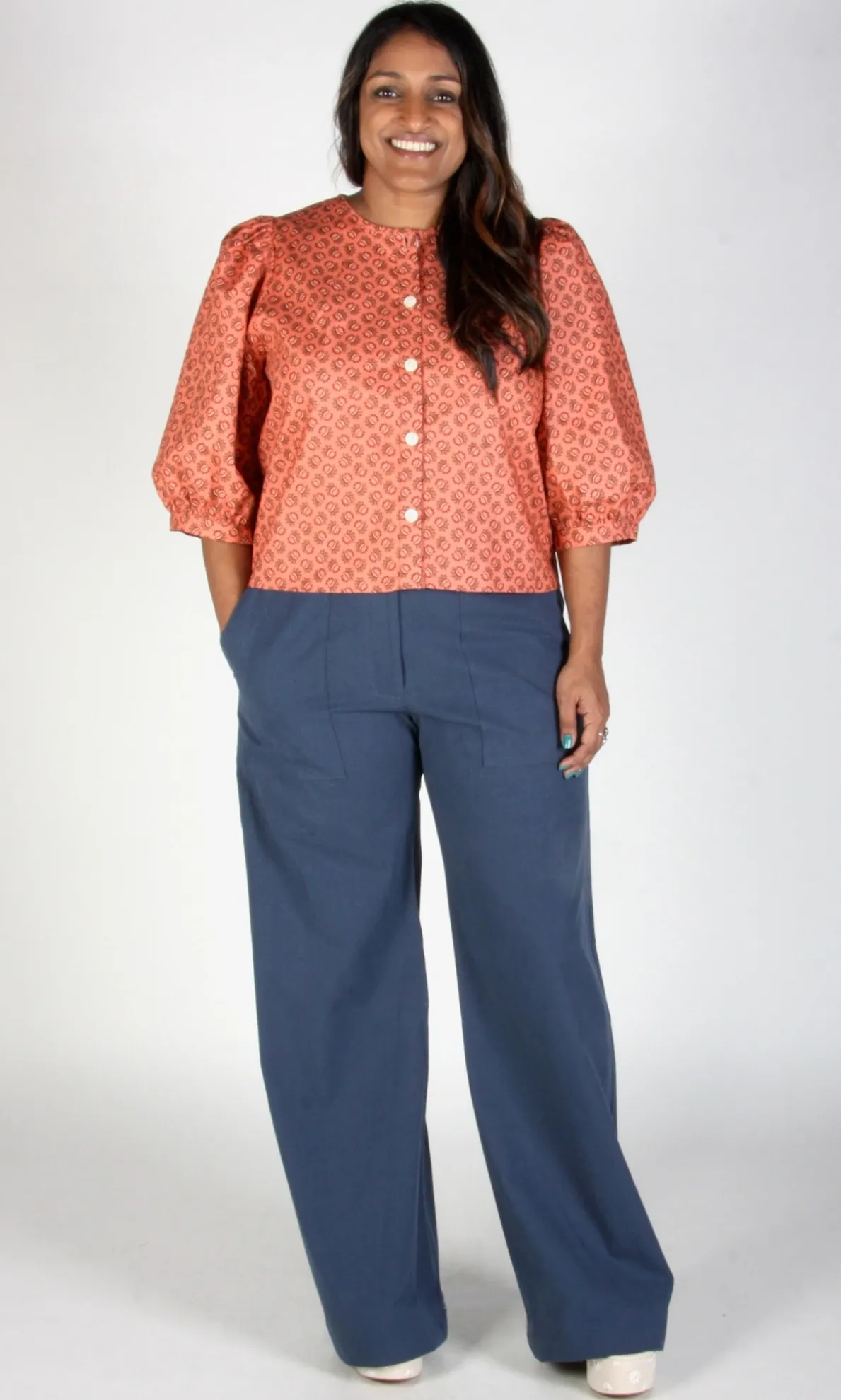 Serin Blouse - Berry Sheaf