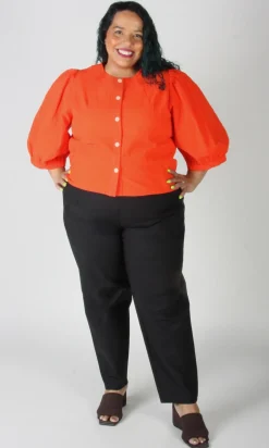 Serin Blouse - Blood Orange