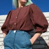 Serin Blouse - Cocoa