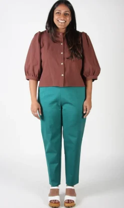 Serin Blouse - Cocoa