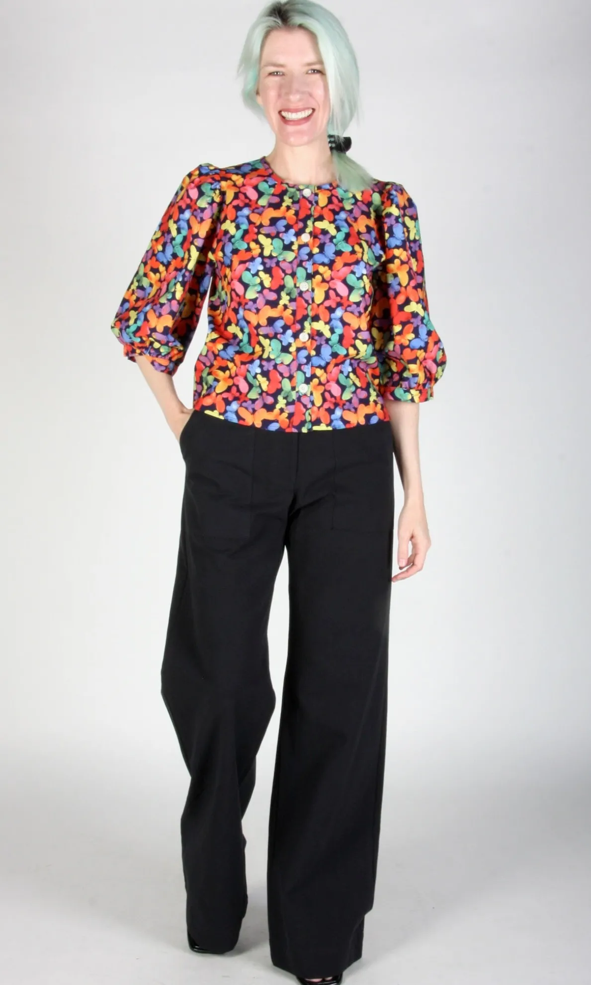 Serin Blouse - Lepidoptera
