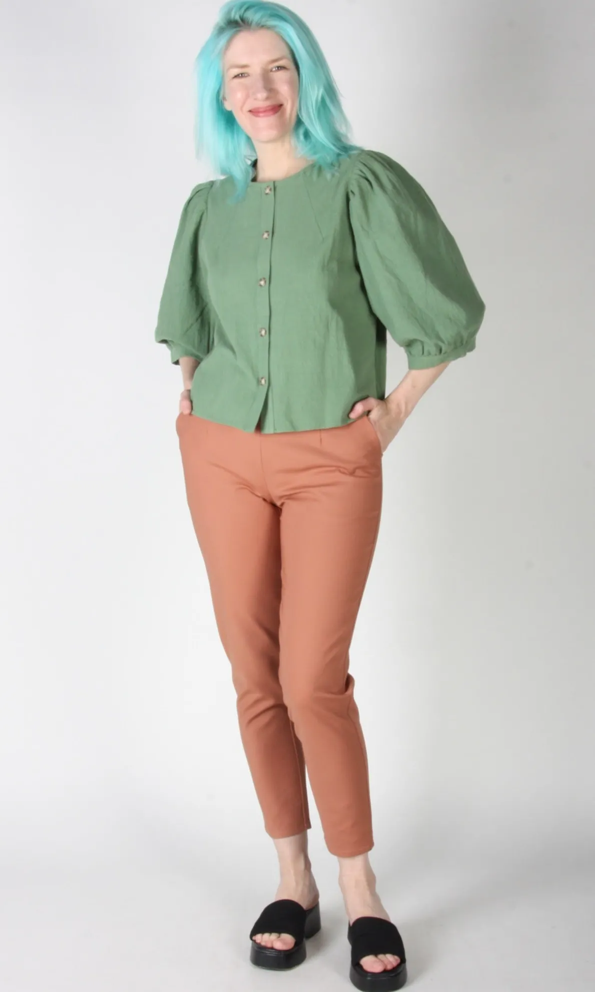 Serin Blouse - Sage