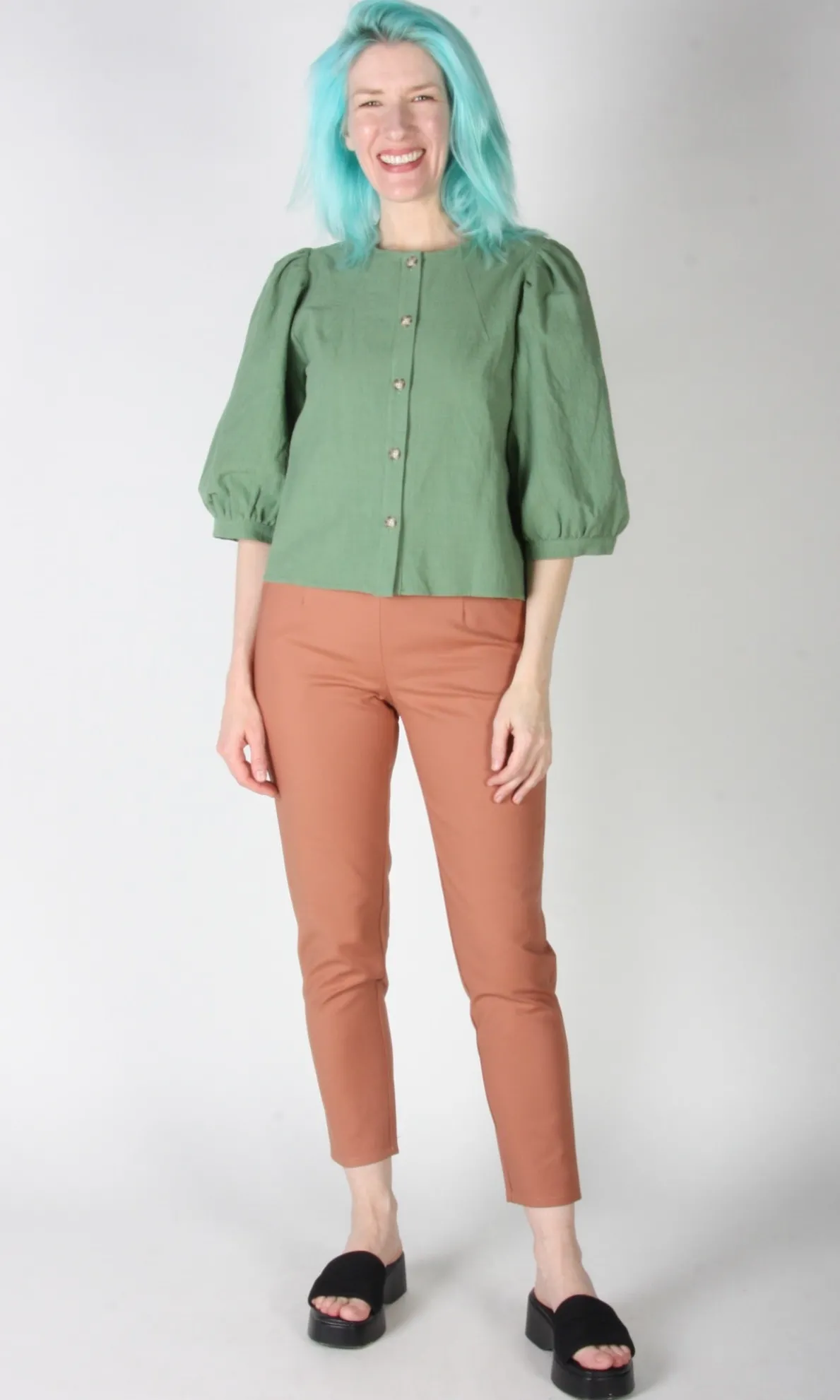 Serin Blouse - Sage