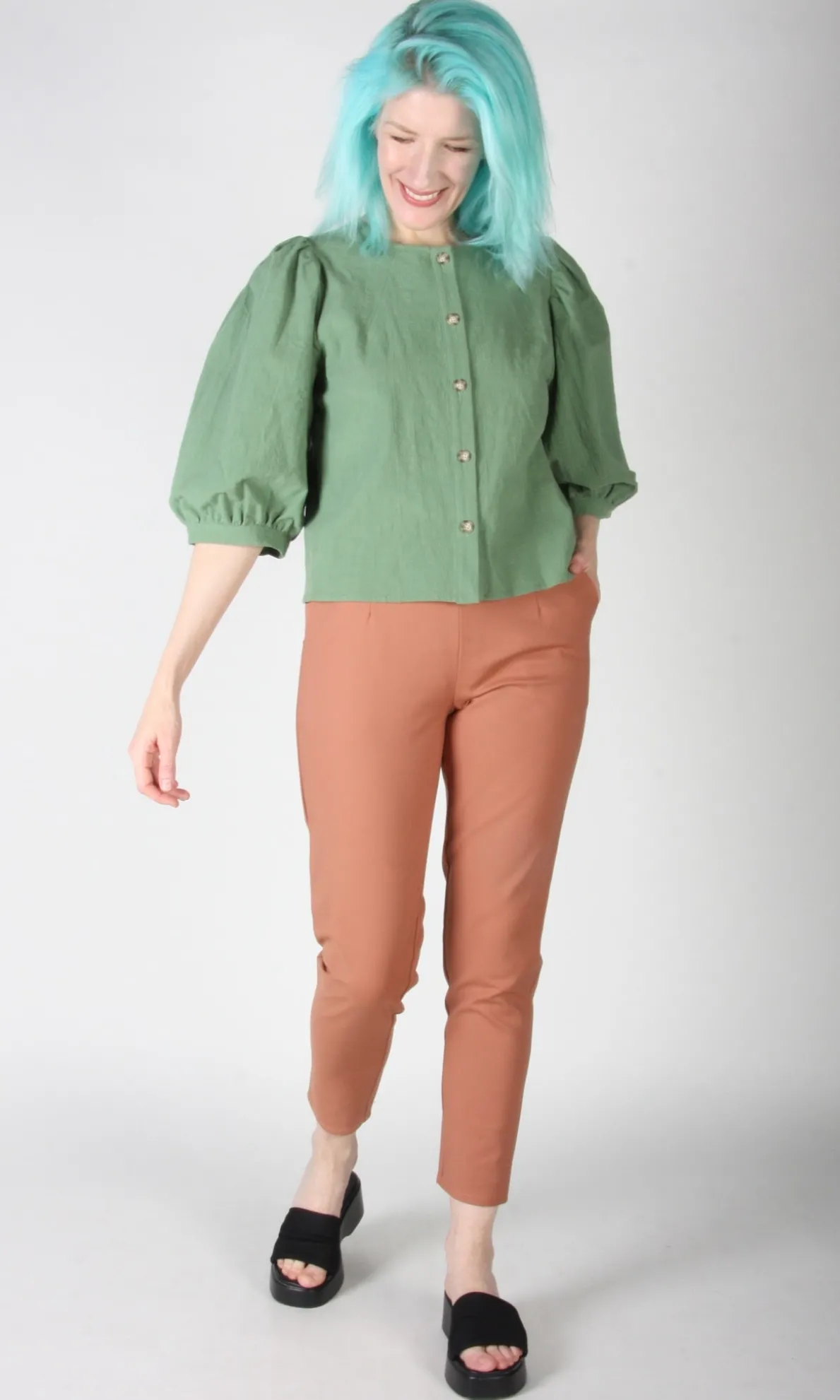 Serin Blouse - Sage