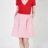 Starique Skirt - Rose Seersucker