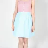 Starique Skirt - Sky Seersucker