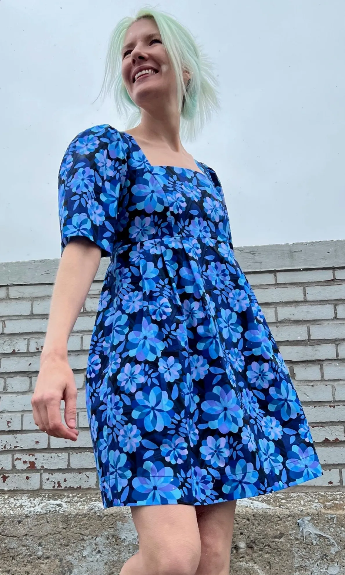 Swamp Angel Dress - Larkspur