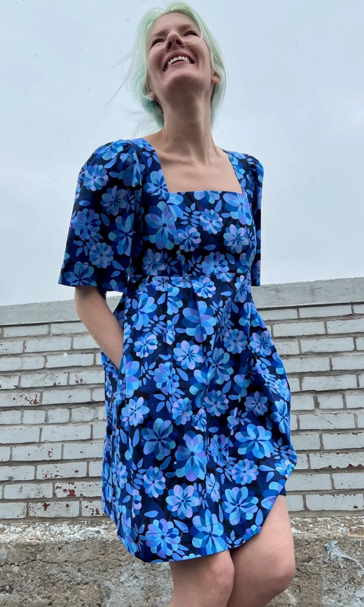 Swamp Angel Dress - Larkspur