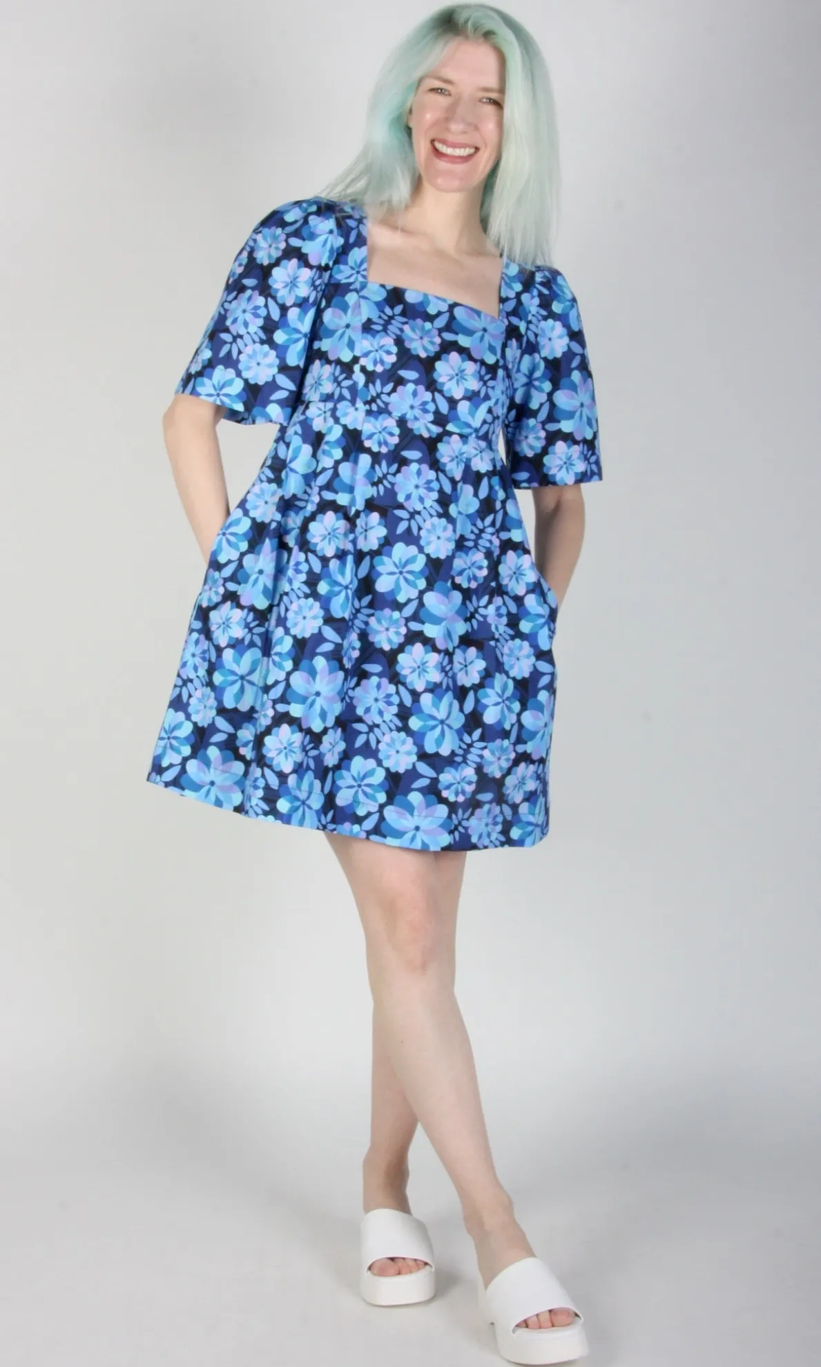 Swamp Angel Dress - Larkspur