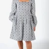 Tailorbird Dress - Quatrefoil