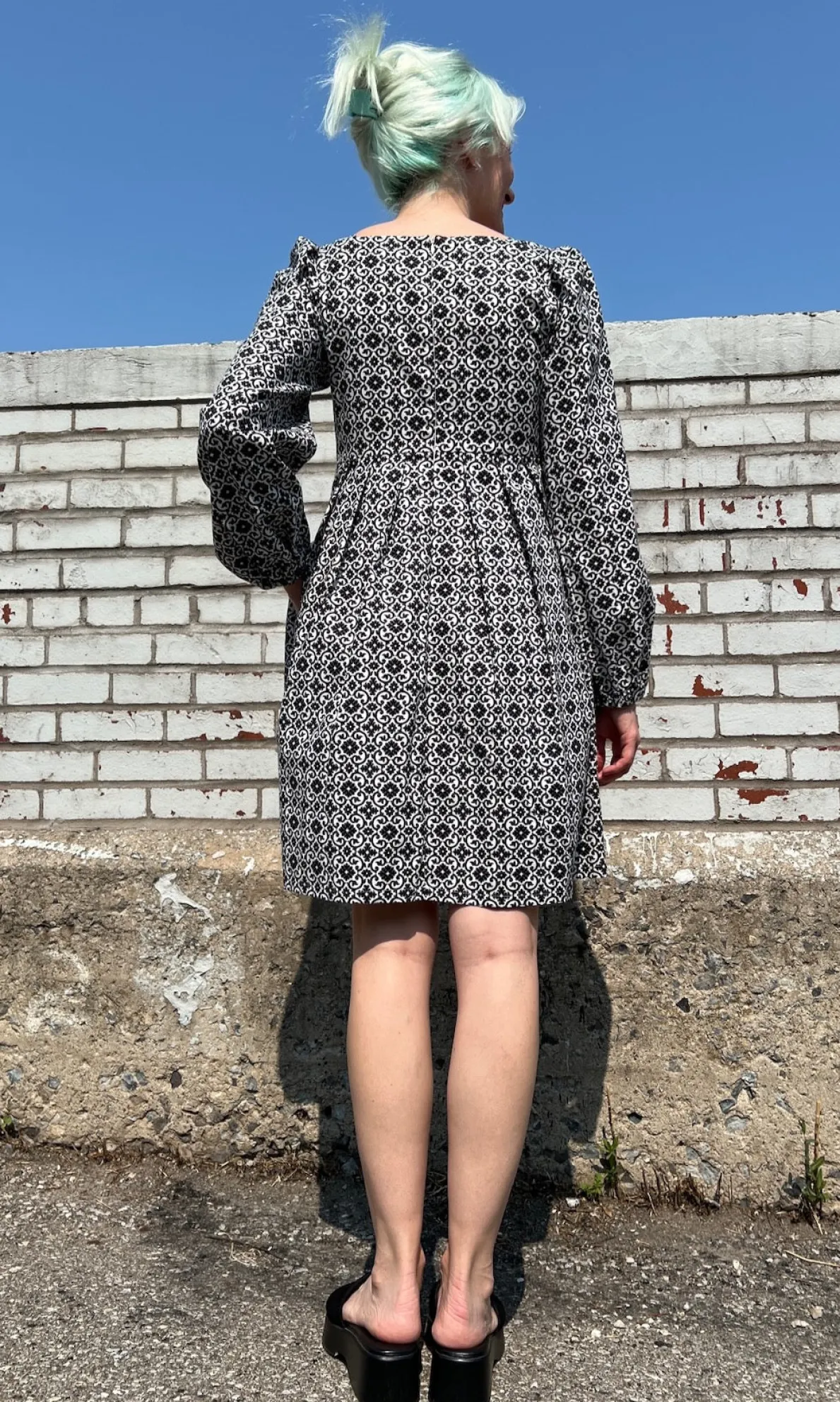 Tailorbird Dress - Quatrefoil