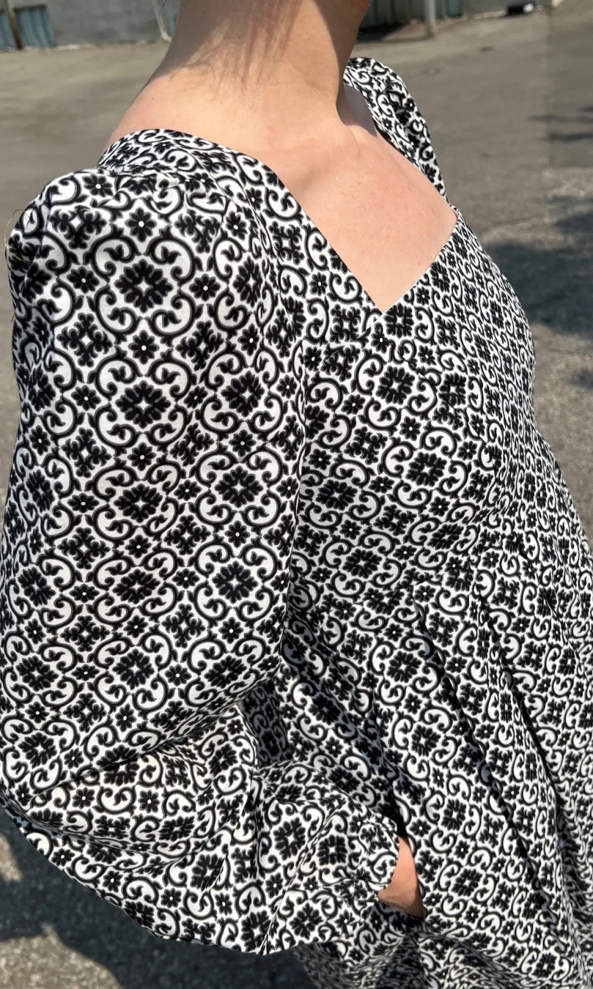 Tailorbird Dress - Quatrefoil