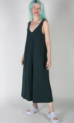 Tawny Pipit Jumpsuit - Forest Green