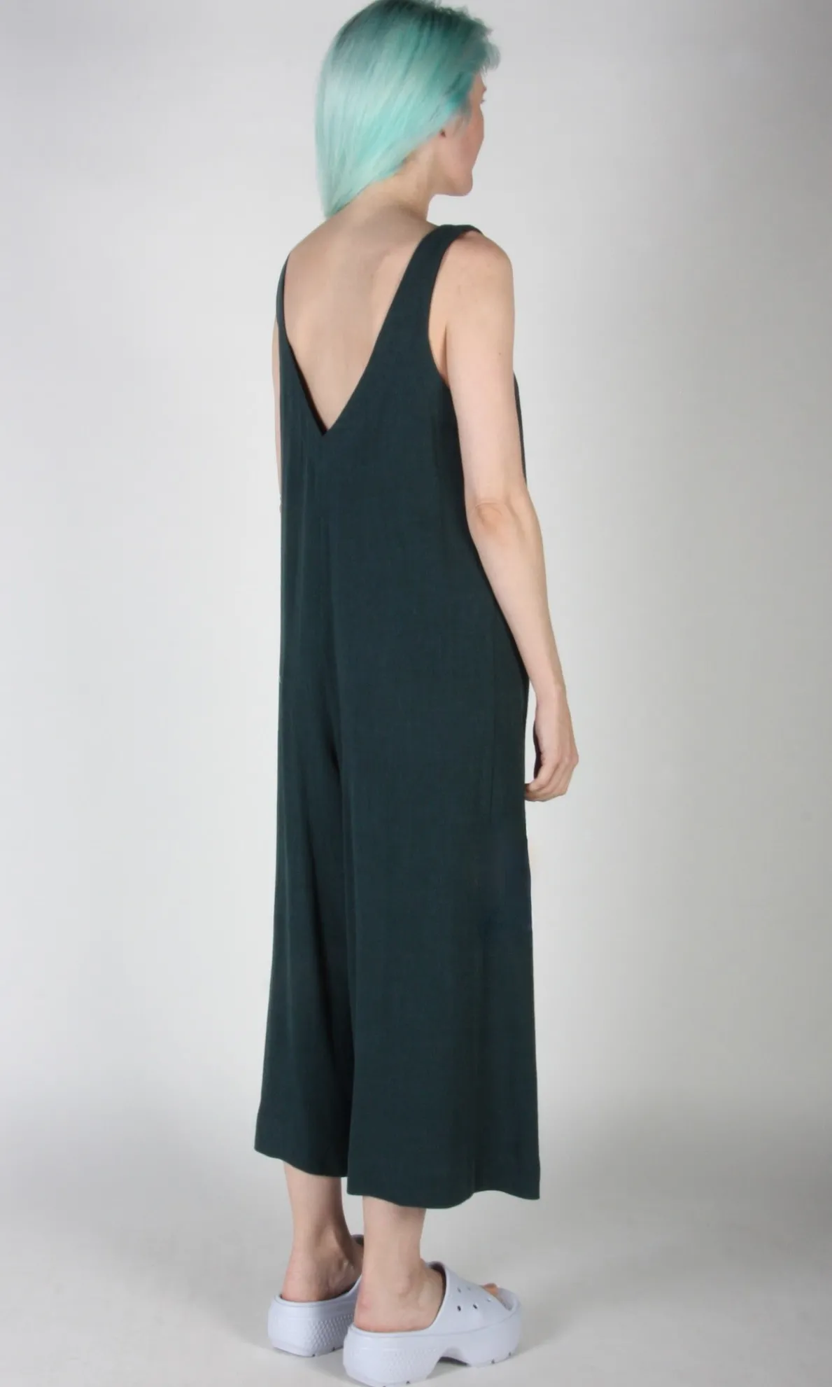 Tawny Pipit Jumpsuit - Forest Green