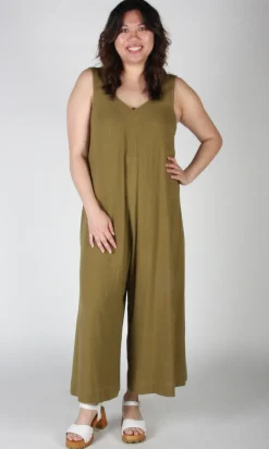 Tawny Pipit Jumpsuit - Golden Moss
