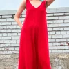 Tawny Pipit Jumpsuit - Red