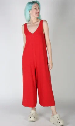 Tawny Pipit Jumpsuit - Red
