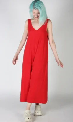Tawny Pipit Jumpsuit - Red