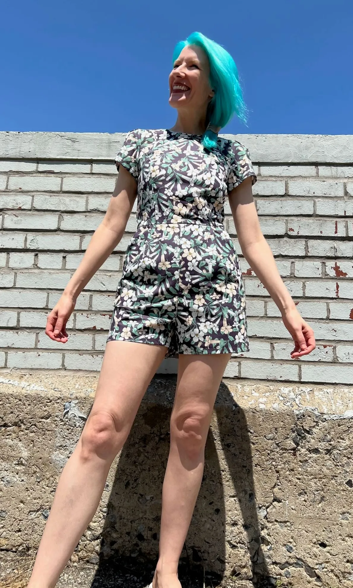 Teeter Bob Romper - Honeysuckle