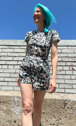 Teeter Bob Romper - Honeysuckle