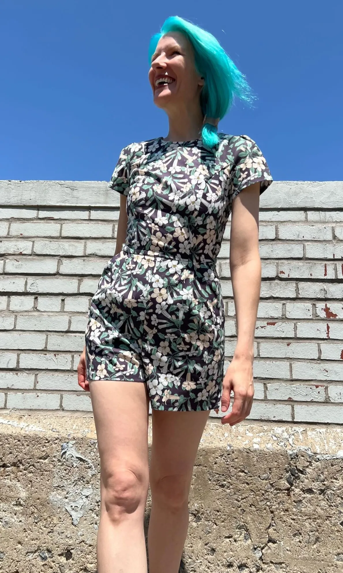 Teeter Bob Romper - Honeysuckle
