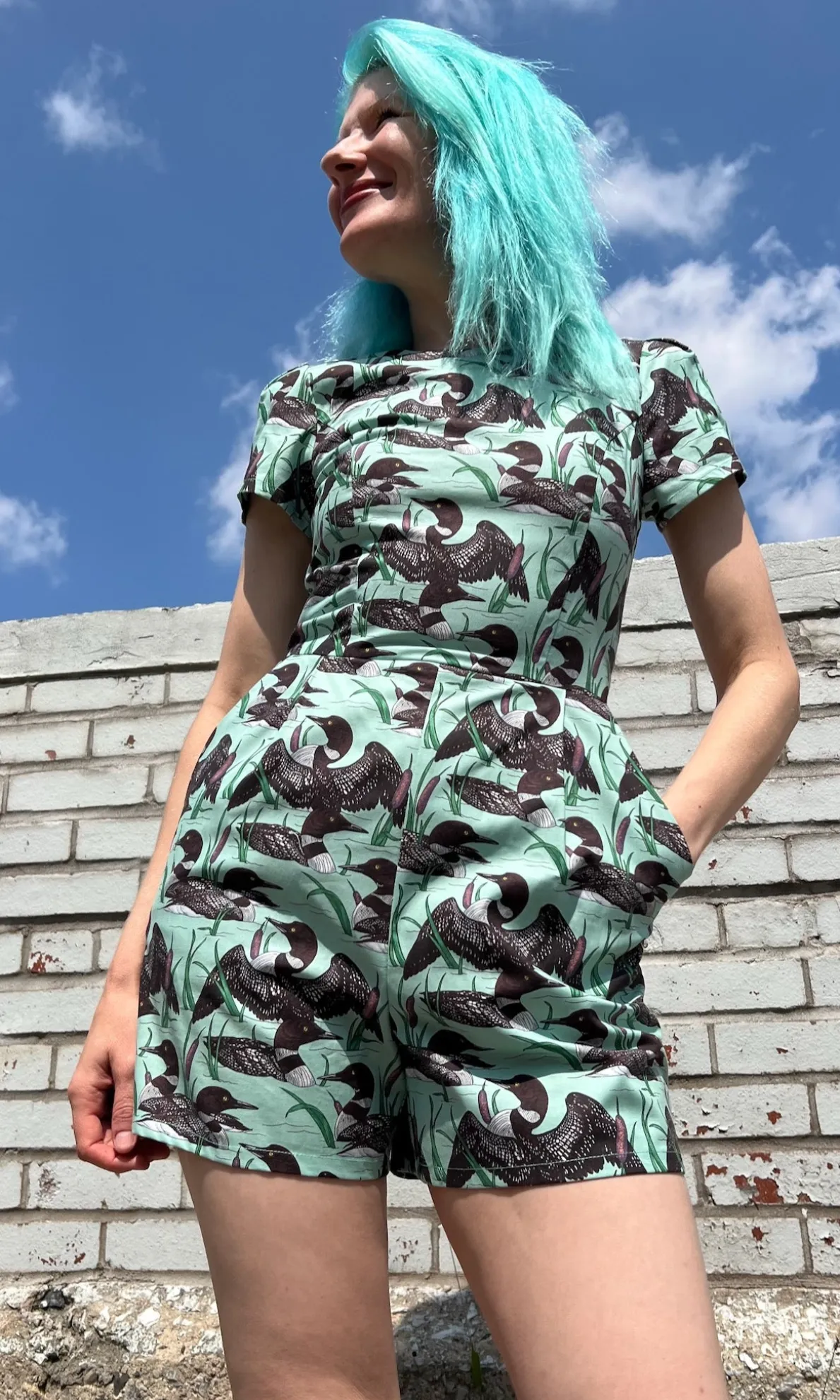 Teeter Bob Romper - Loons