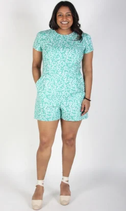 Teeter Bob Romper - Tendril Traces