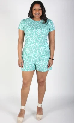 Teeter Bob Romper - Tendril Traces