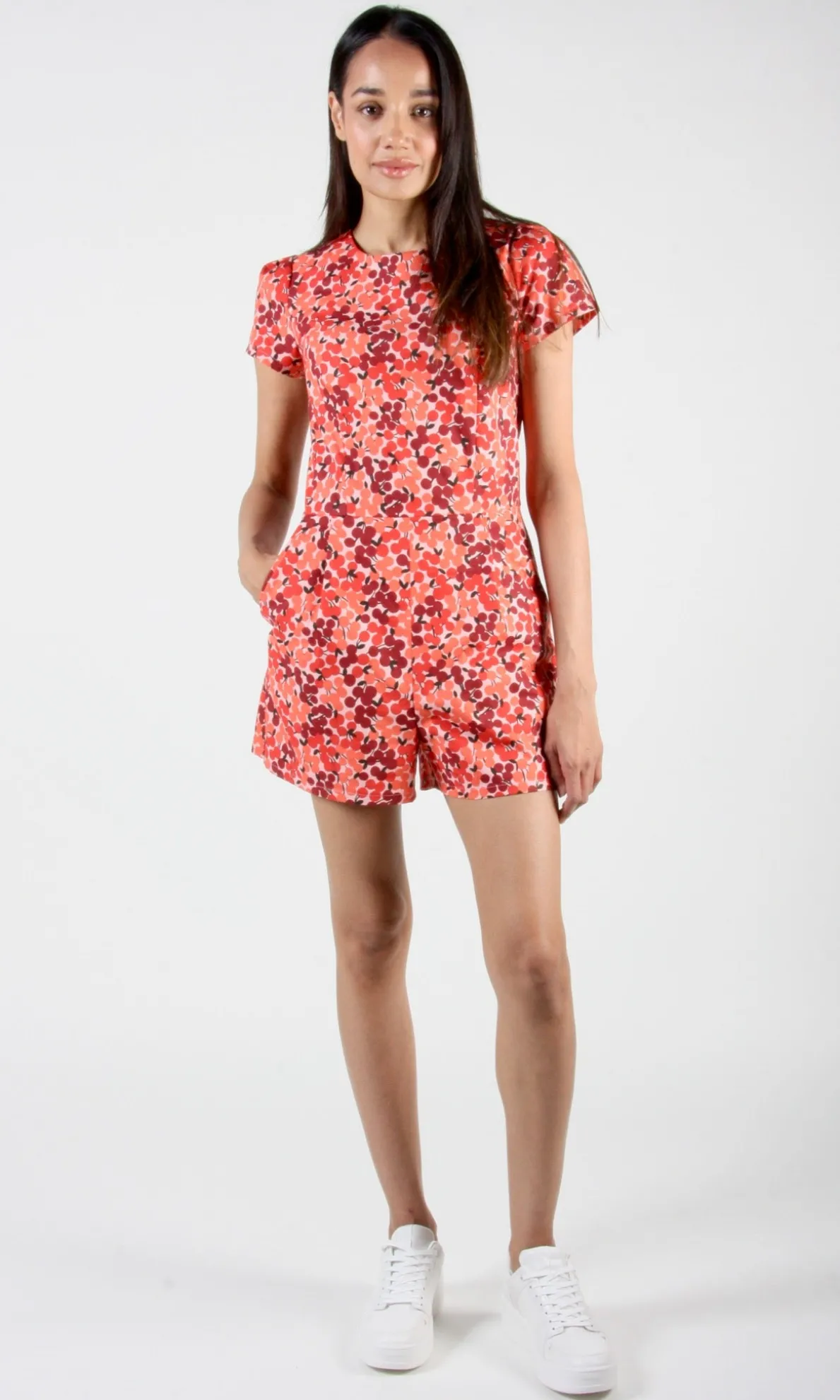Teeter-Bob Romper - Sour Cherry