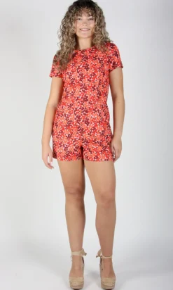 Teeter-Bob Romper - Sour Cherry