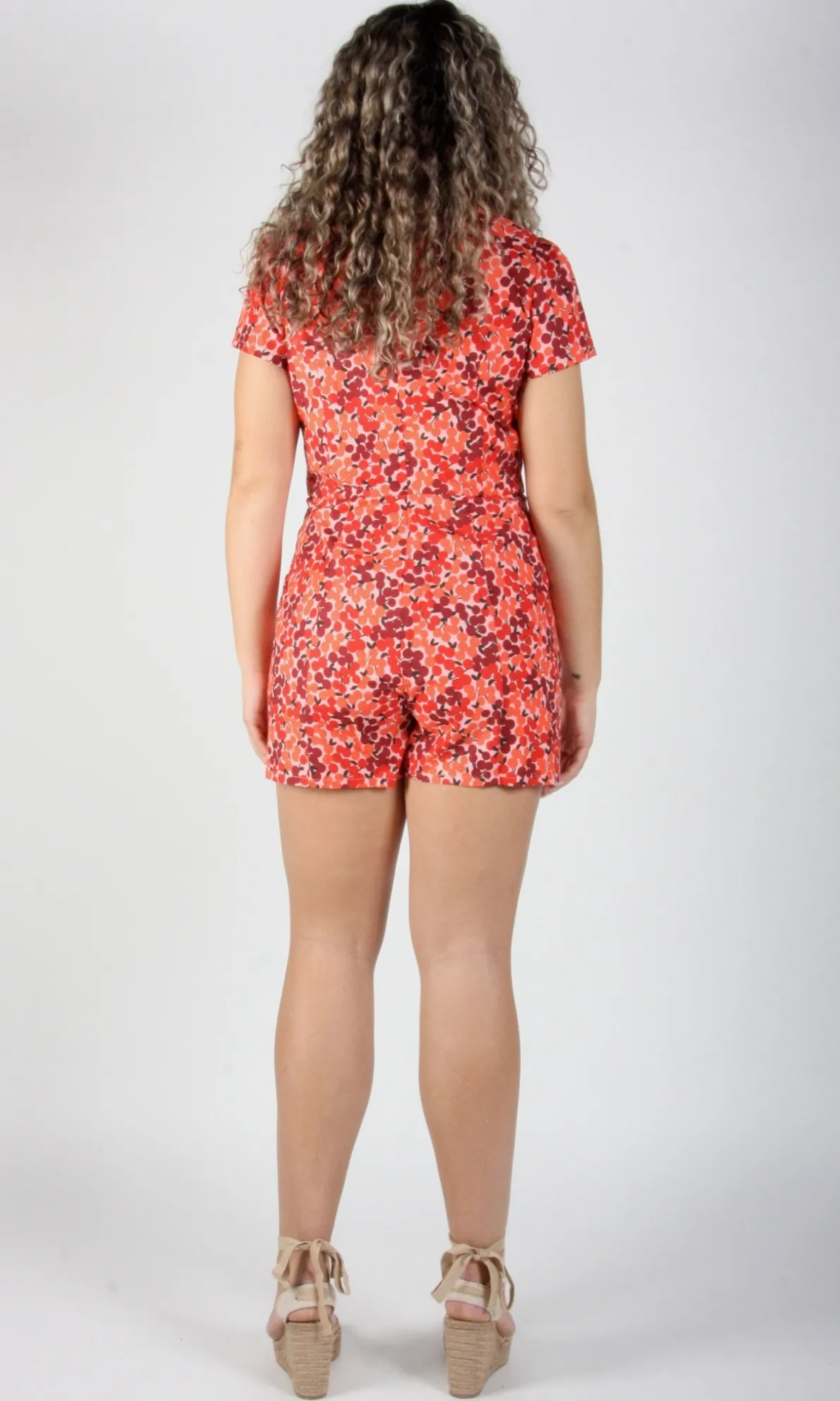 Teeter-Bob Romper - Sour Cherry
