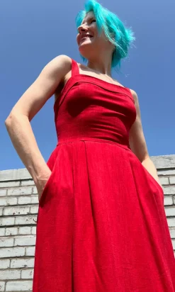 Thornbill Dress - Red