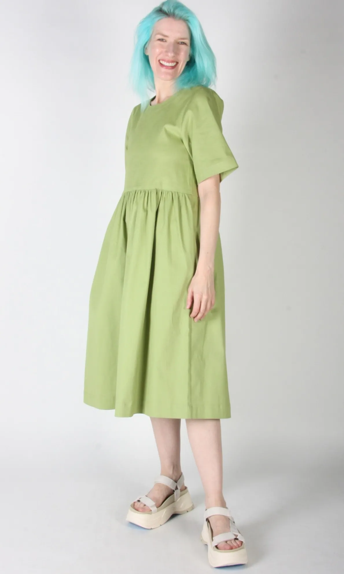 Tiger Shrike Dress - Avocado