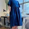 Tiger Shrike Dress - Denim