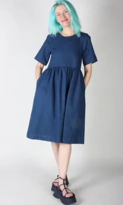 Tiger Shrike Dress - Denim