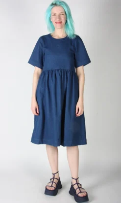 Tiger Shrike Dress - Denim