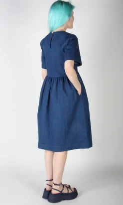 Tiger Shrike Dress - Denim