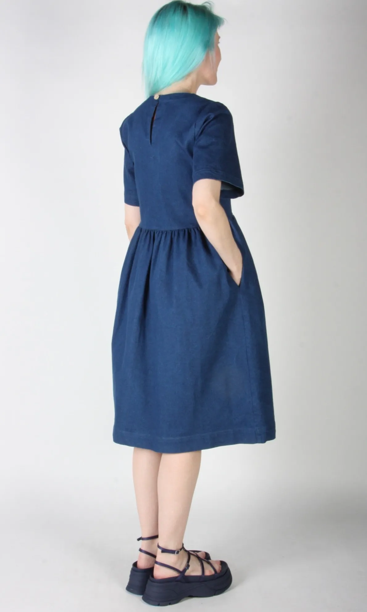 Tiger Shrike Dress - Denim